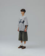 ANGLAN Iconic Pigment Sweat Half Pants - Green