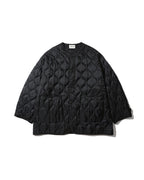 Military Quilted Liner Jacket - Black by Anglan