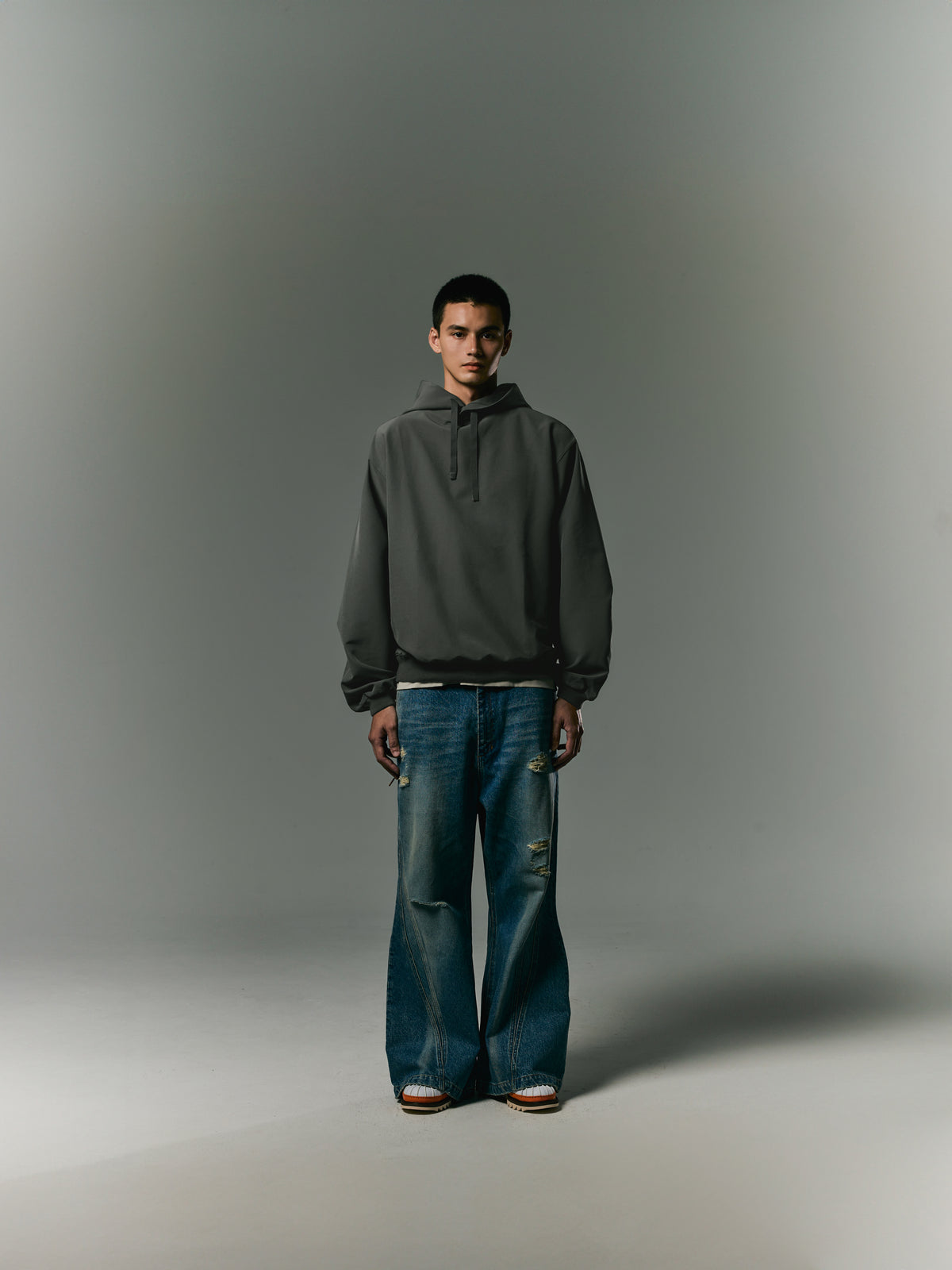 GOOPiMADE EVD5 Oversized Hoodie - Charcoal