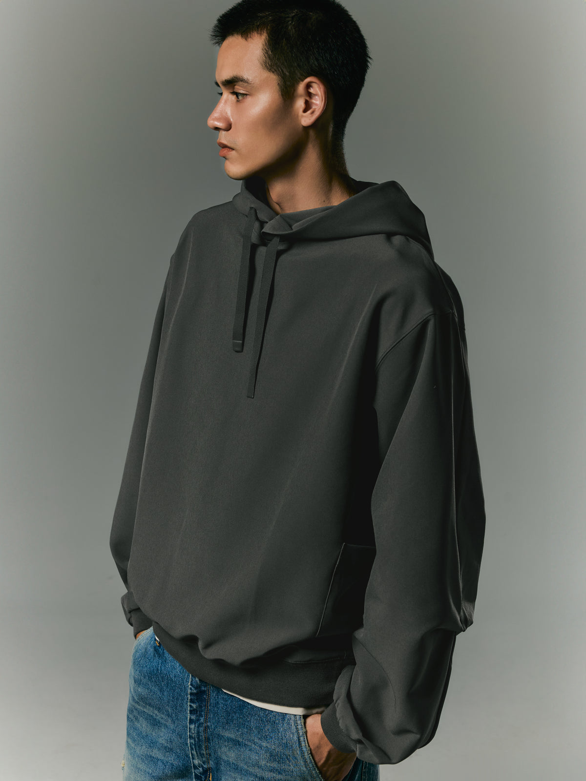 GOOPiMADE EVD5 Oversized Hoodie - Charcoal
