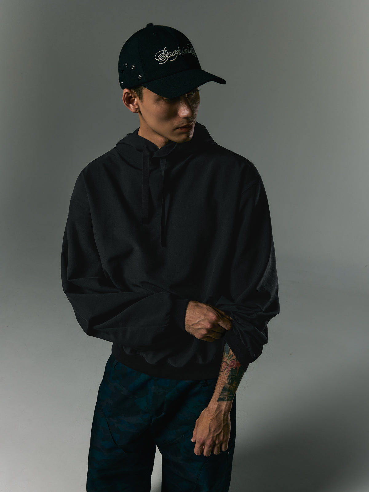 GOOPiMADE EVD5 Oversized Hoodie - Black