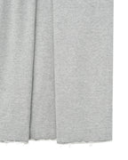 ANGLAN Valley Tuck Half Pants - Melange grey