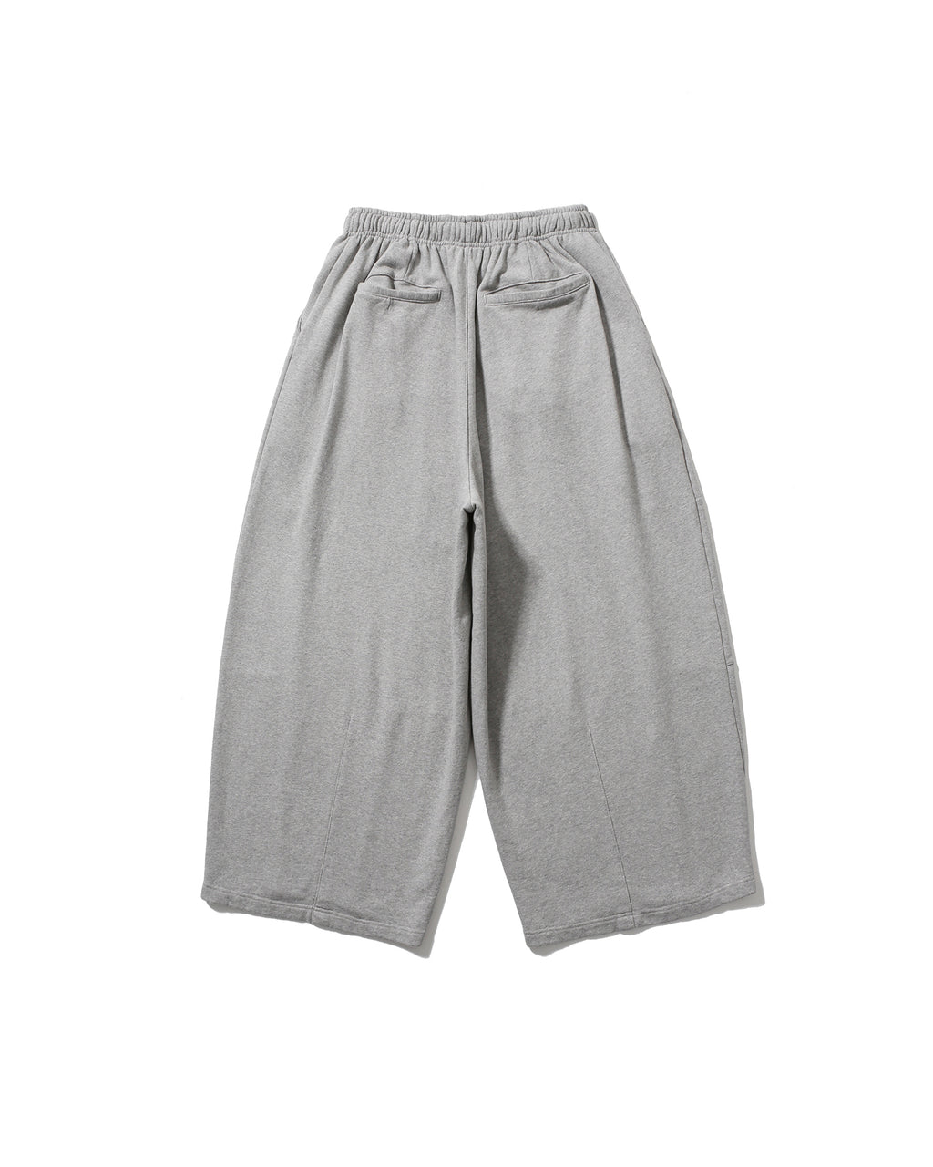 Anglan Paneled Sweat Balloon Pants - Melange Grey