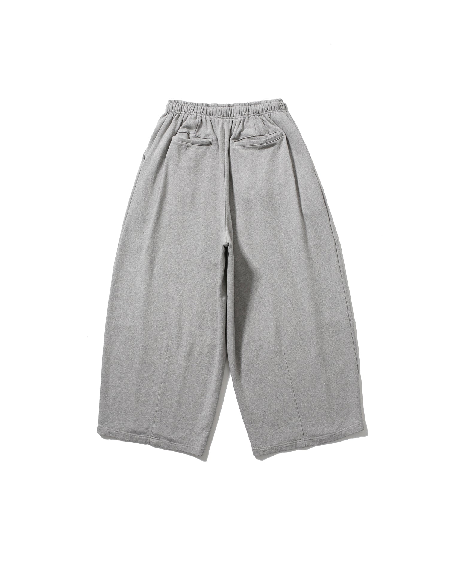 Anglan Paneled Sweat Balloon Pants - Melange Grey
