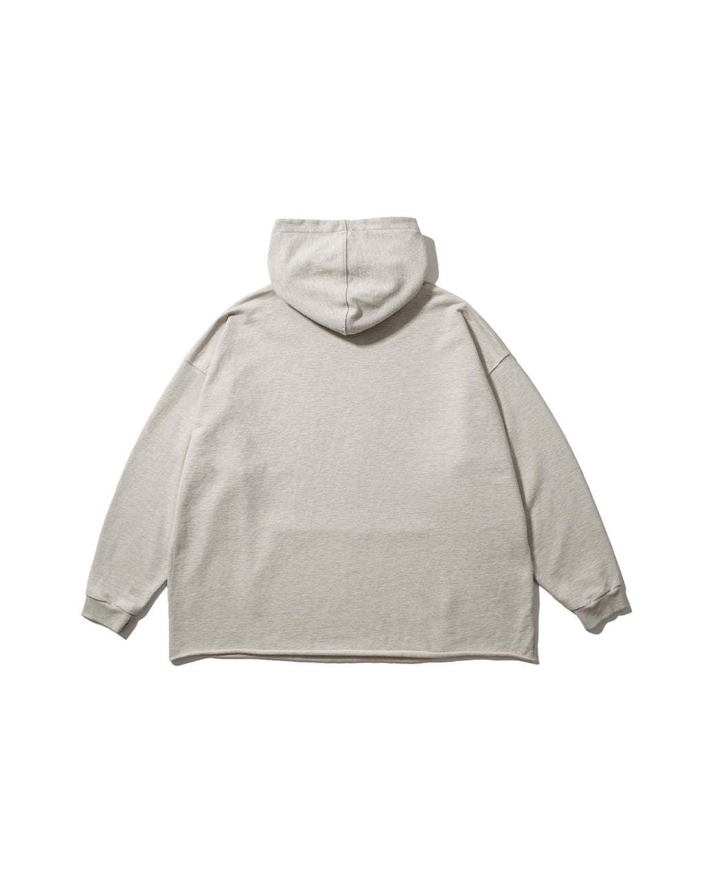 Anglan Width Print Hoodie - Oatmeal