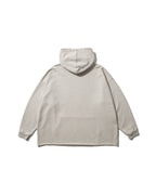 Anglan Width Print Hoodie - Oatmeal