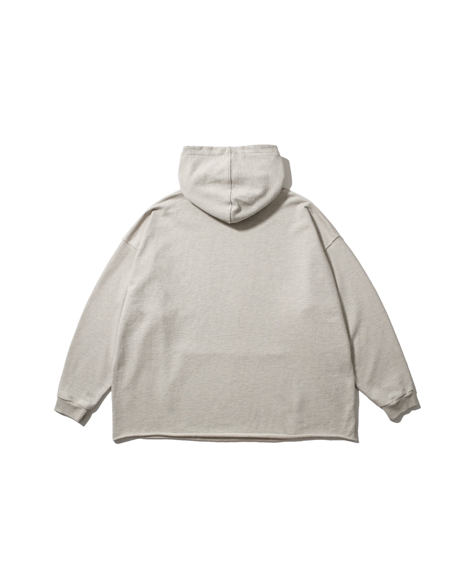 Anglan Width Print Hoodie - Oatmeal