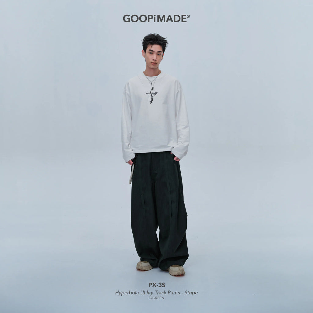 GOOPiMADE PX-3S Hyperbola Utility Track Pants - D-Green