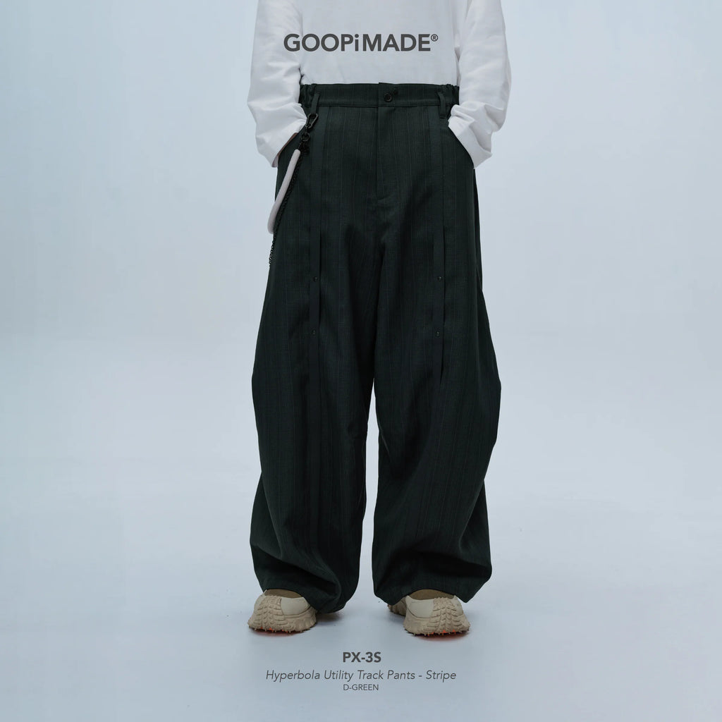 GOOPiMADE PX-3S Hyperbola Utility Track Pants - D-Green