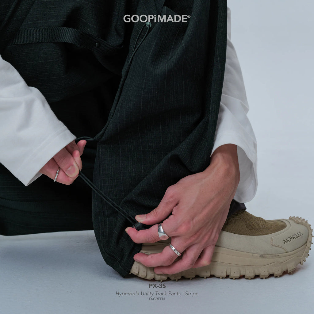 GOOPiMADE PX-3S Hyperbola Utility Track Pants - D-Green