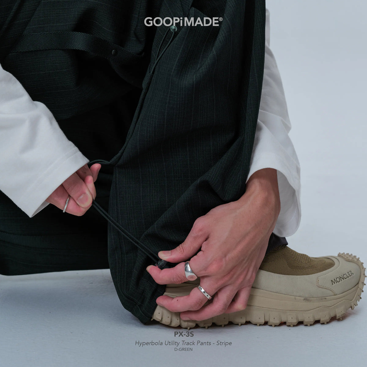 GOOPiMADE PX-3S Hyperbola Utility Track Pants - D-Green