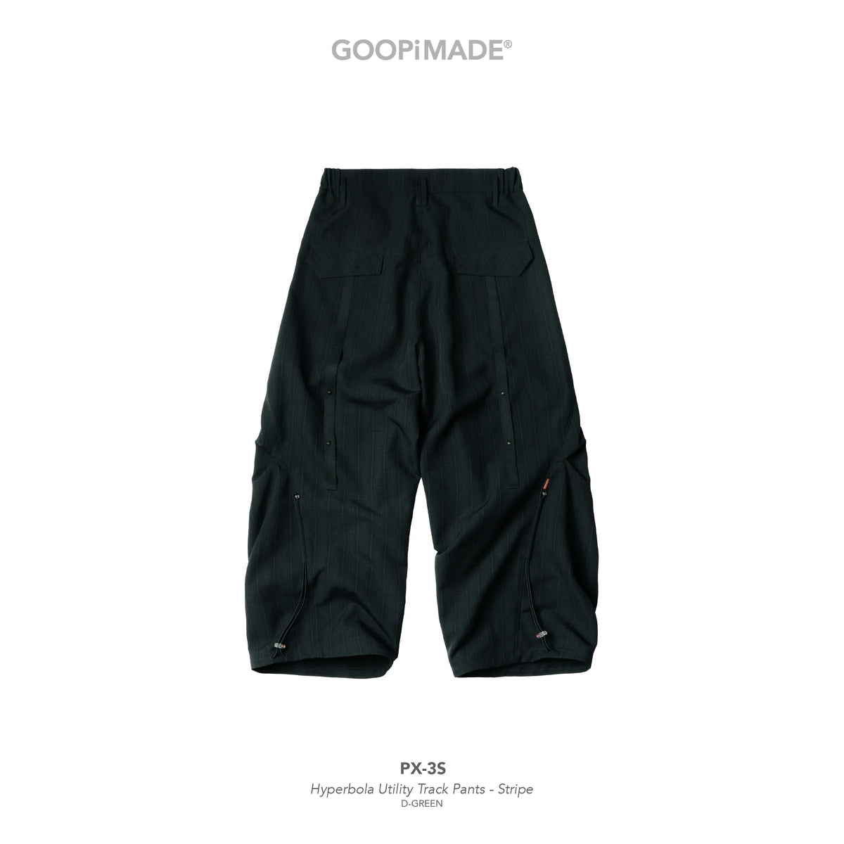 GOOPiMADE PX-3S Hyperbola Utility Track Pants - D-Green