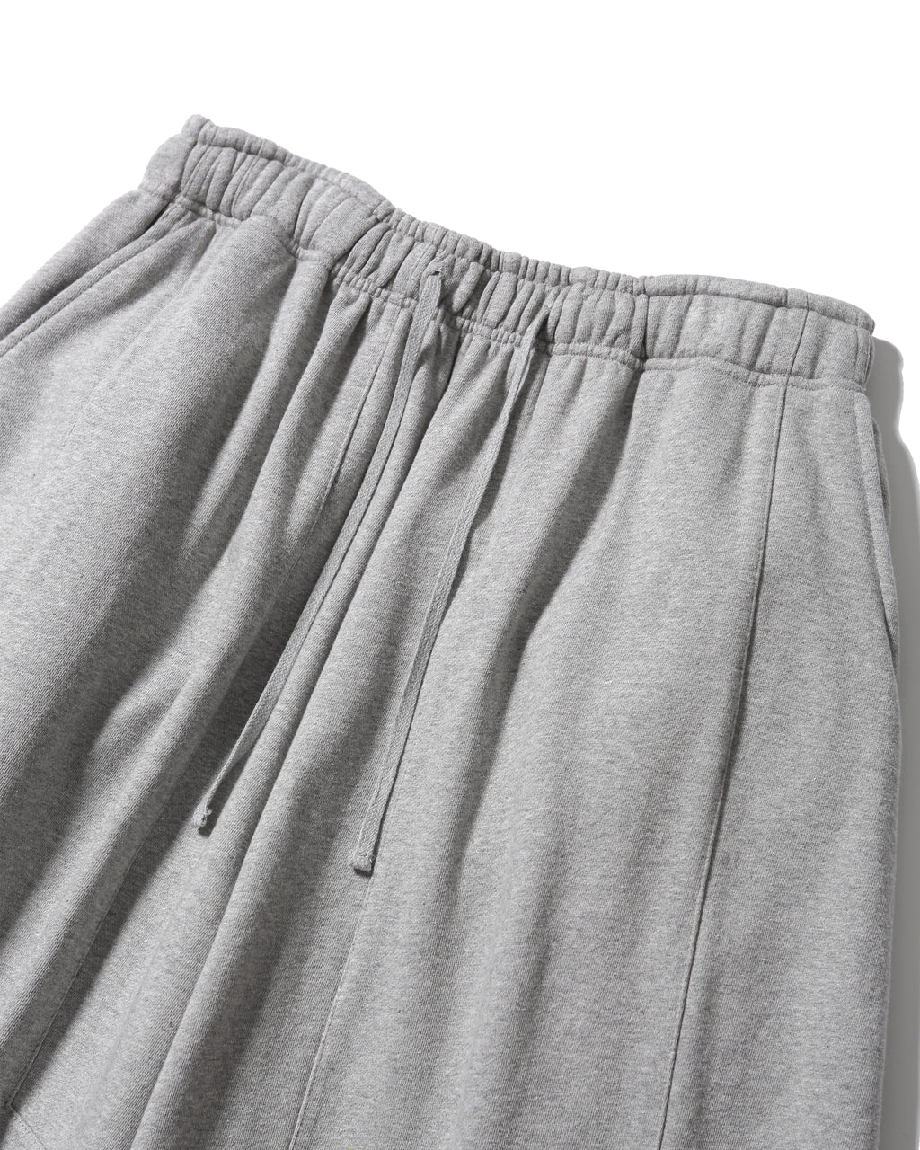 Anglan Paneled Sweat Balloon Pants - Melange Grey