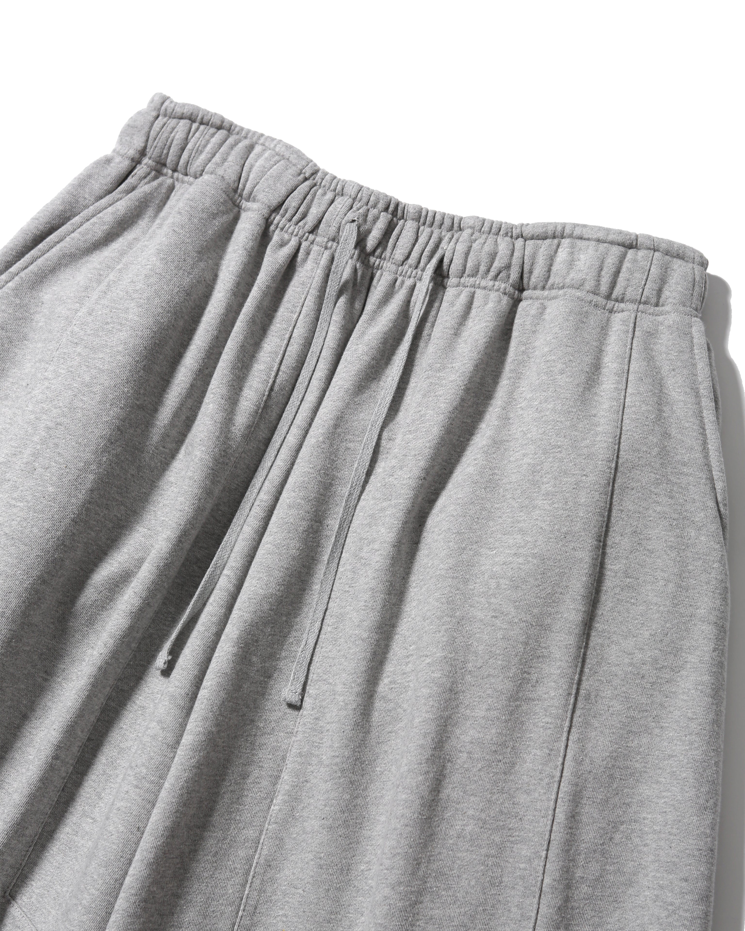 Anglan Paneled Sweat Balloon Pants - Melange Grey