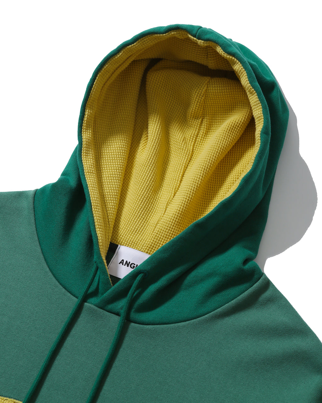 Anglan Palette Mix Appliqué Hoodie - Green