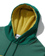 Anglan Palette Mix Appliqué Hoodie - Green