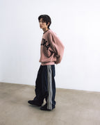 ANGLAN  Palette Appliqué Sweat Shirt - Pink