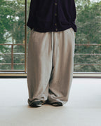 Anglan Paneled Sweat Balloon Pants - Melange Grey