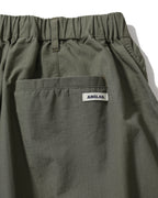 Anglan Ripstop Cargo Shirring Balloon Pants - Khaki