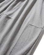 Anglan Paneled Sweat Balloon Pants - Melange Grey