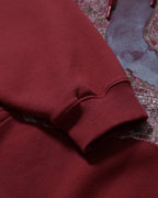Han River Graphic Hoodie - Burgundy by Anglan