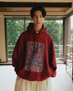Han River Graphic Hoodie - Burgundy by Anglan