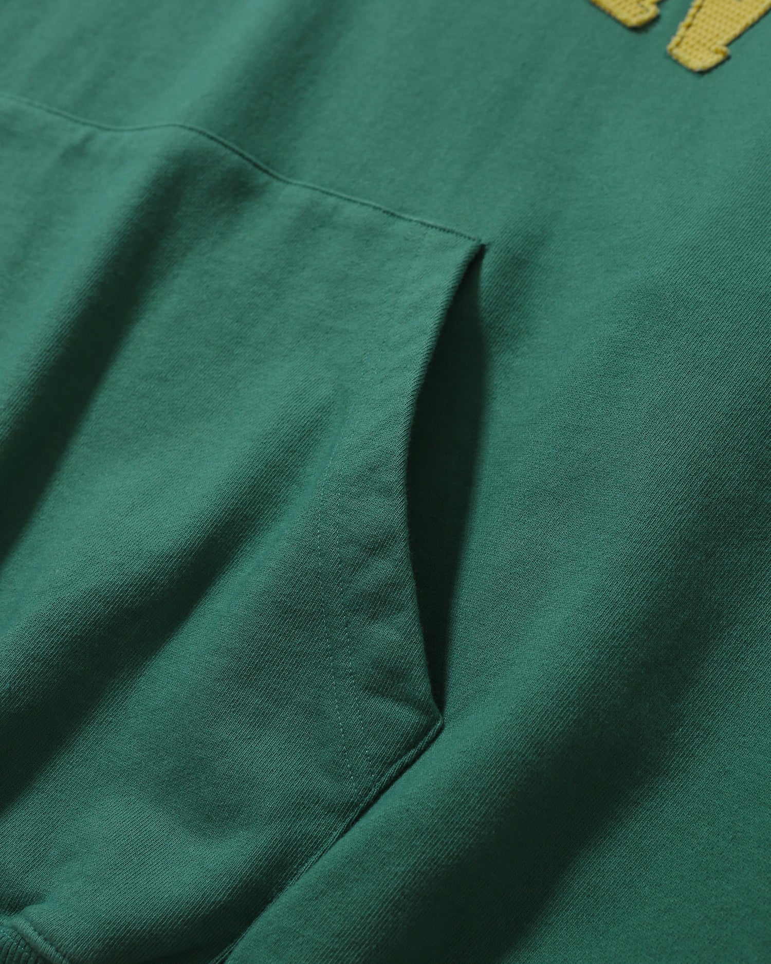 Anglan Palette Mix Appliqué Hoodie - Green