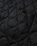 Military Quilted Liner Jacket - Black by Anglan
