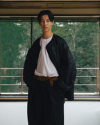 Military Quilted Liner Jacket - Black by Anglan