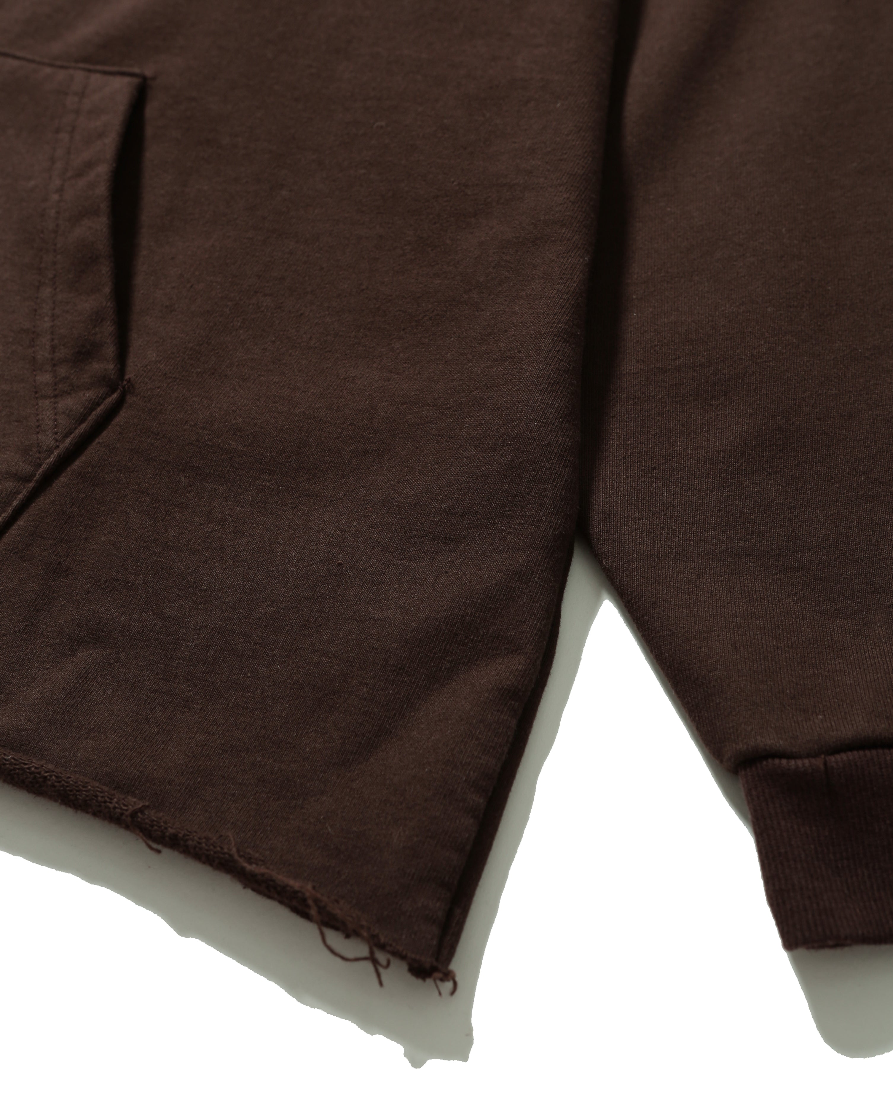 Width Print Hoodie - Brown by Anglan