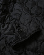 Military Quilted Liner Jacket - Black by Anglan