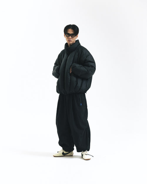 Anglan Iconic Balloon Panel Down Jacket - Black