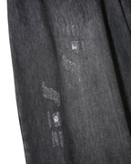 Anglan Western Balloon Denim Pants - Washed Black