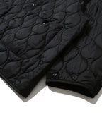 Military Quilted Liner Jacket - Black by Anglan