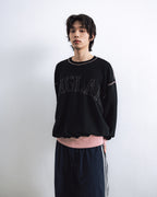 ANGLAN  Palette Appliqué Sweat Shirt - Pink