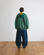 Anglan Palette Mix Appliqué Hoodie - Green