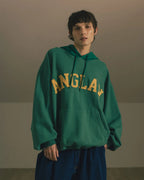 Anglan Palette Mix Appliqué Hoodie - Green