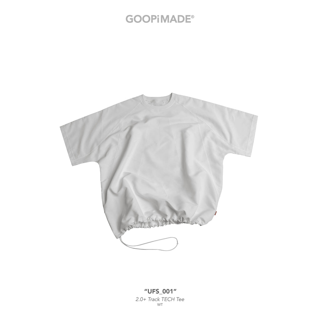 GOOPiMADE UFS_001 Track TECH Tee | White