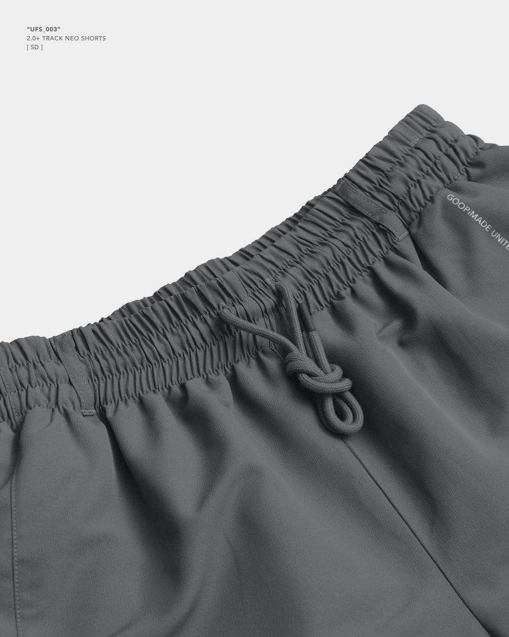 GOOPiMADE UFS_003 2.0+ Track NEO Shorts - Grey