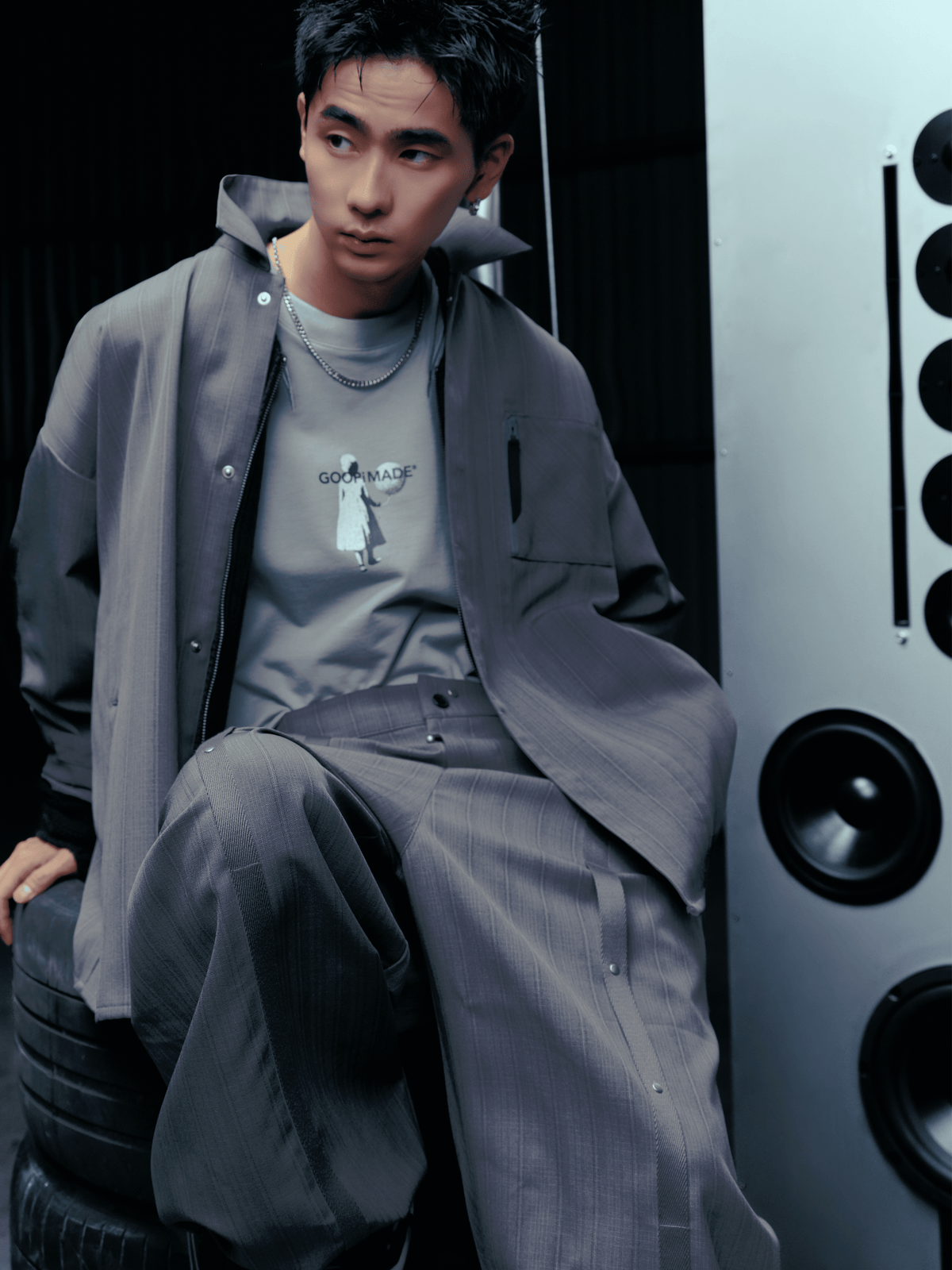GOOPiMADE PX-3S Hyperbola Utility Track Pants - Taupe