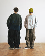 loose cargo spodnie szerokie streetwear asian Korean 