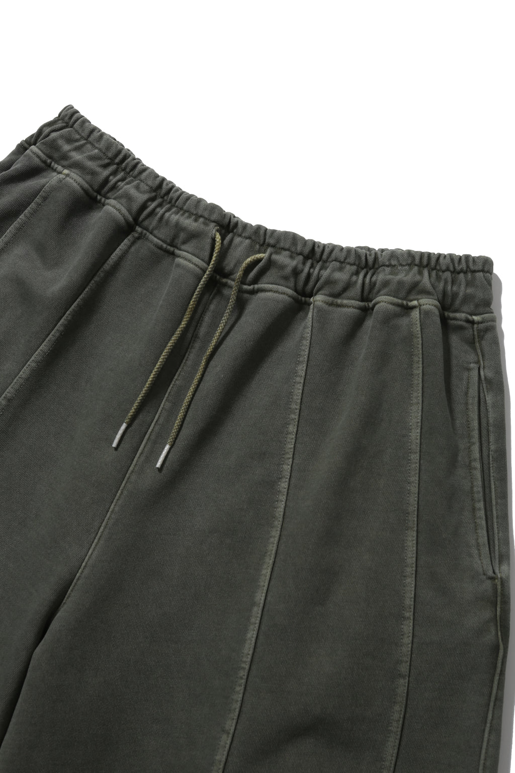 ANGLAN Iconic Pigment Sweat Half Pants - Green