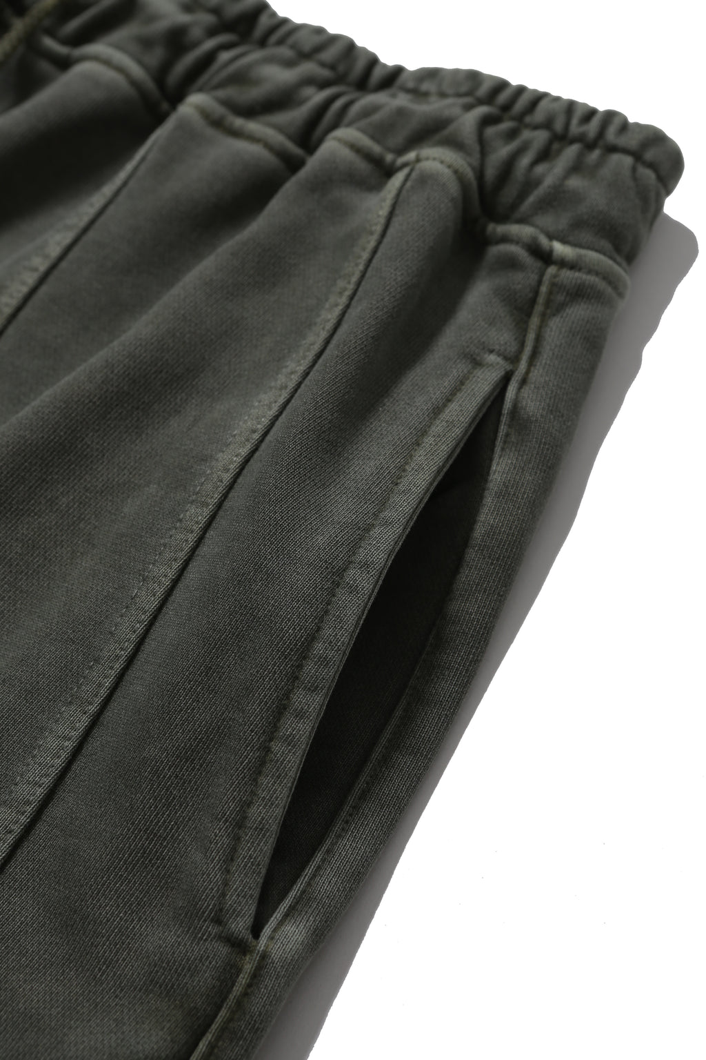 ANGLAN Iconic Pigment Sweat Half Pants - Green