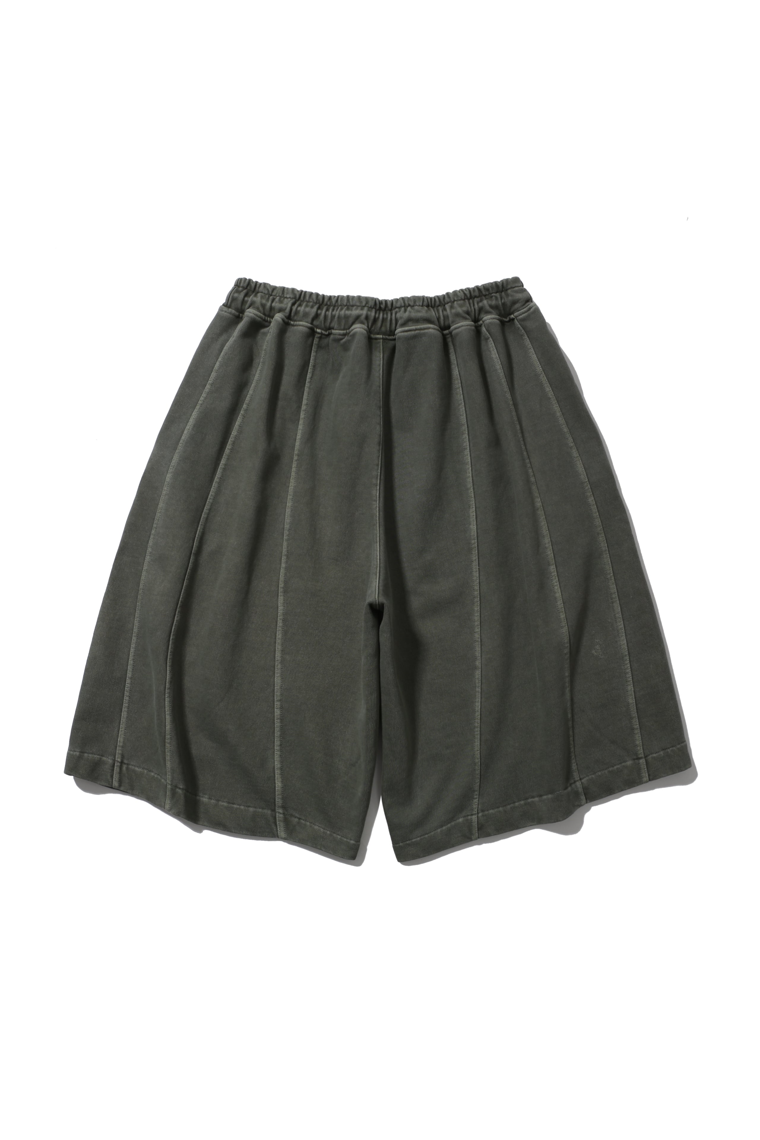 ANGLAN Iconic Pigment Sweat Half Pants - Green