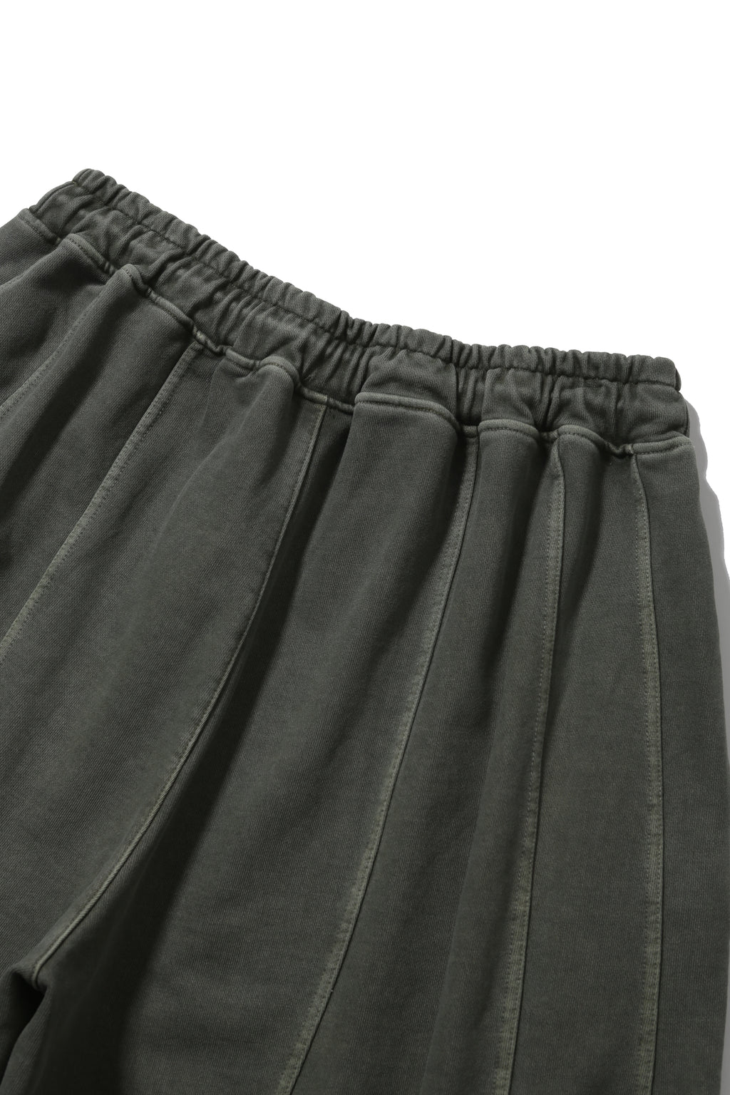 ANGLAN Iconic Pigment Sweat Half Pants - Green