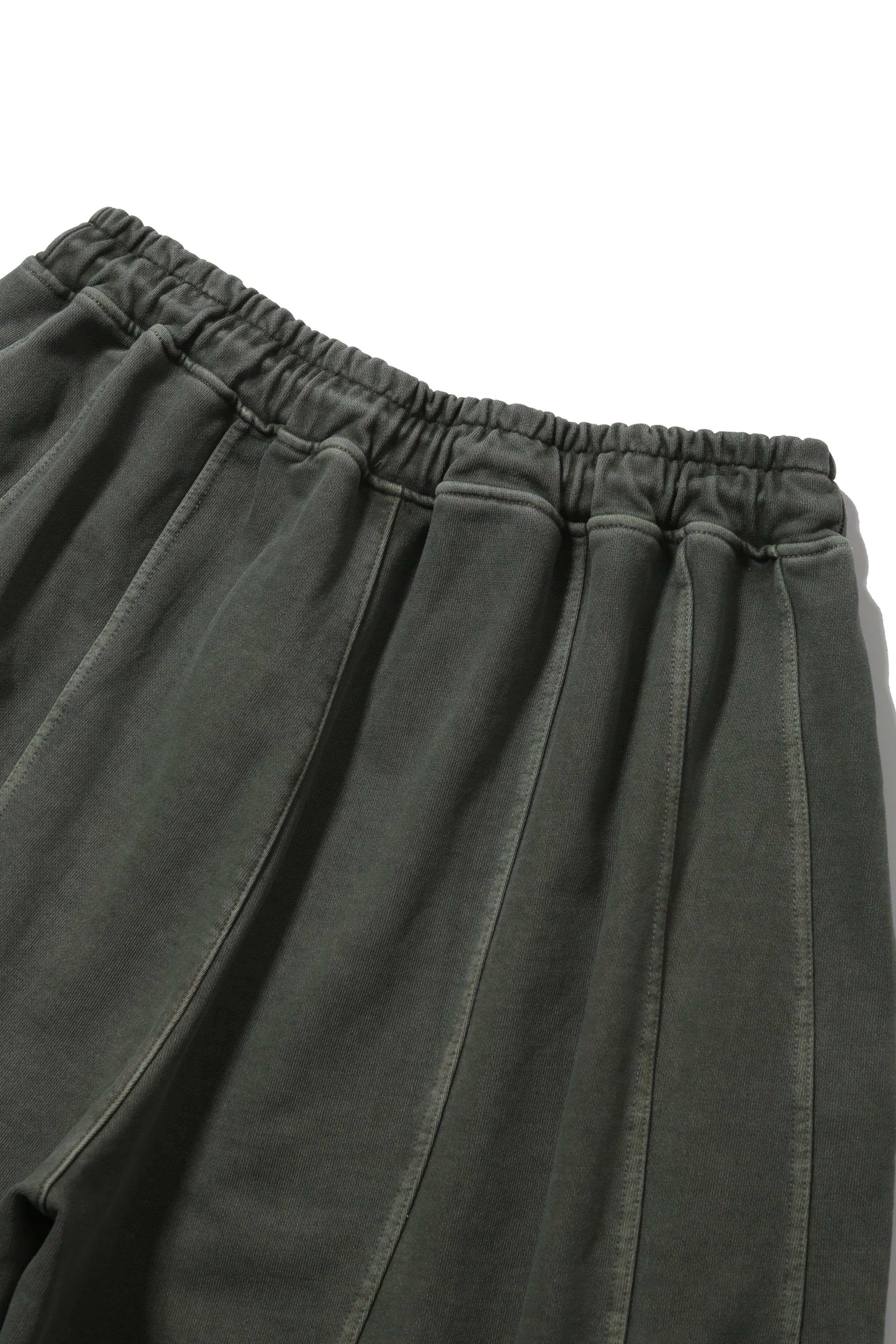 ANGLAN Iconic Pigment Sweat Half Pants - Green