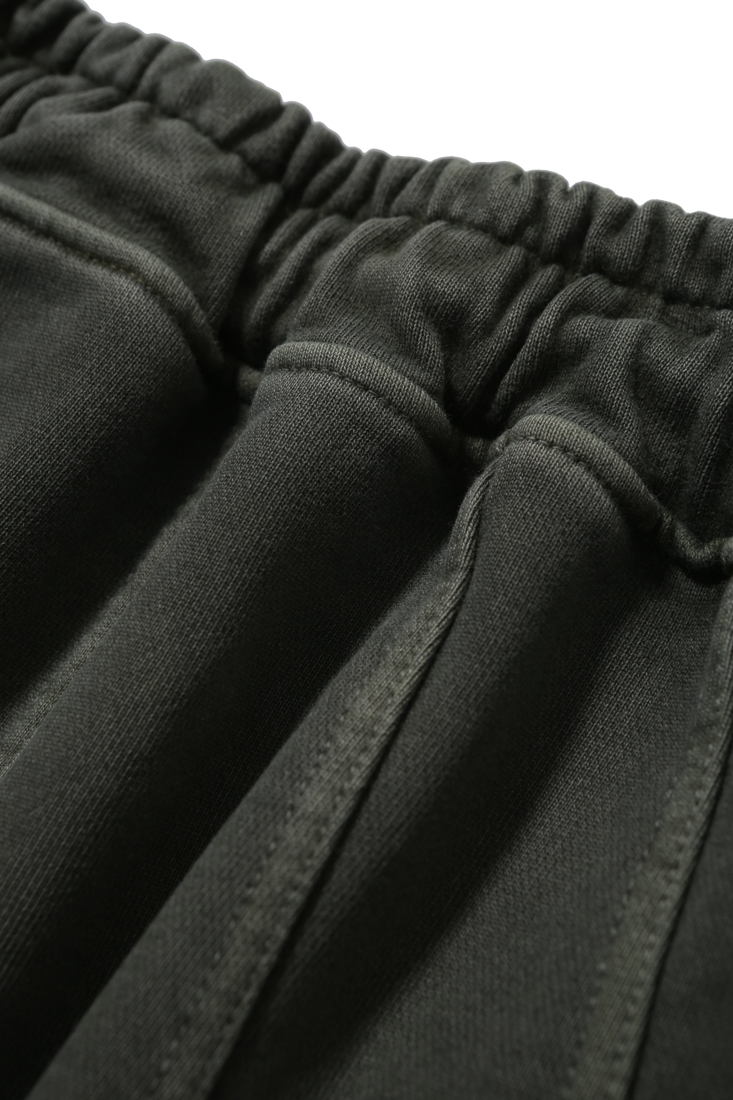ANGLAN Iconic Pigment Sweat Half Pants - Green