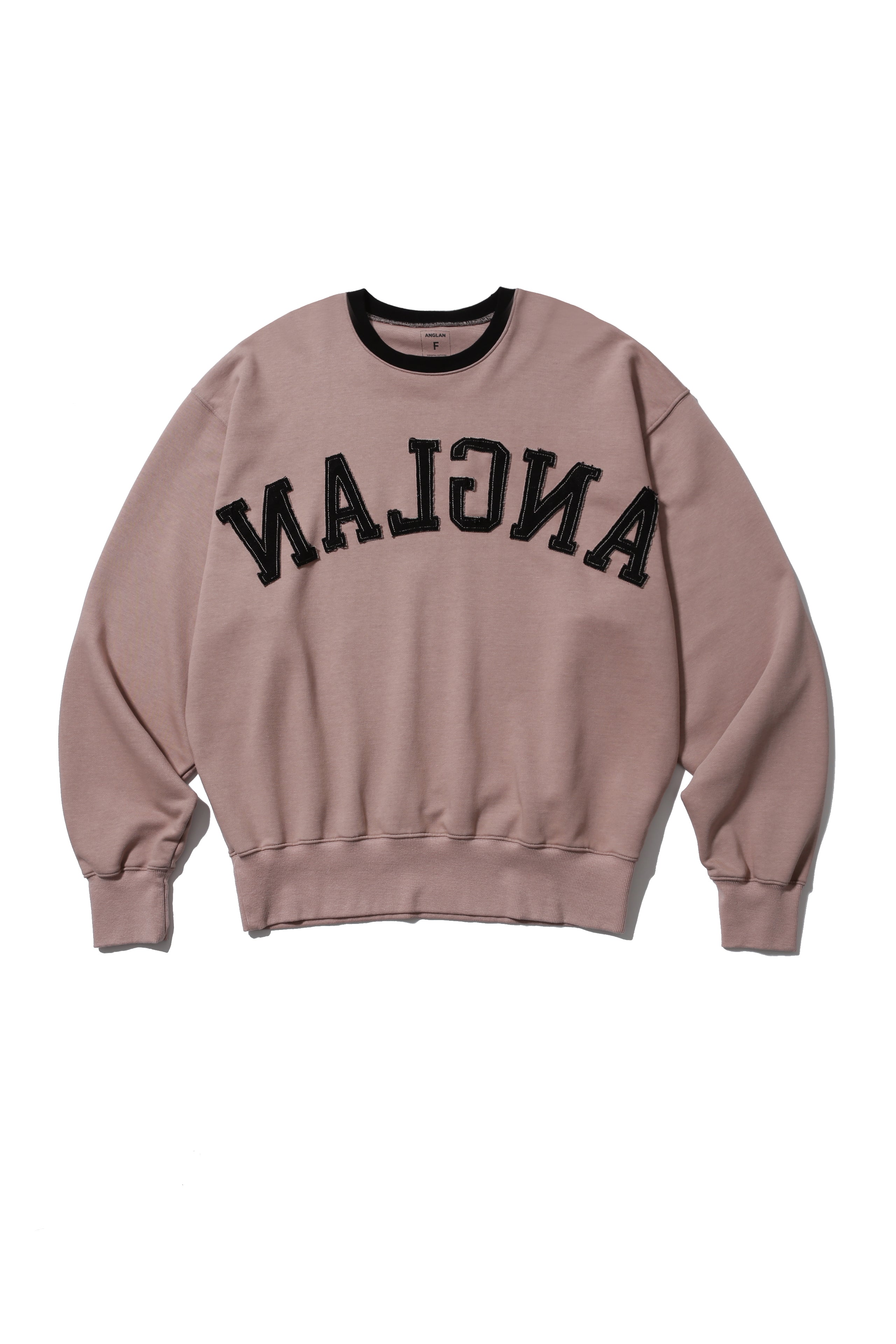 ANGLAN  Palette Appliqué Sweat Shirt - Pink
