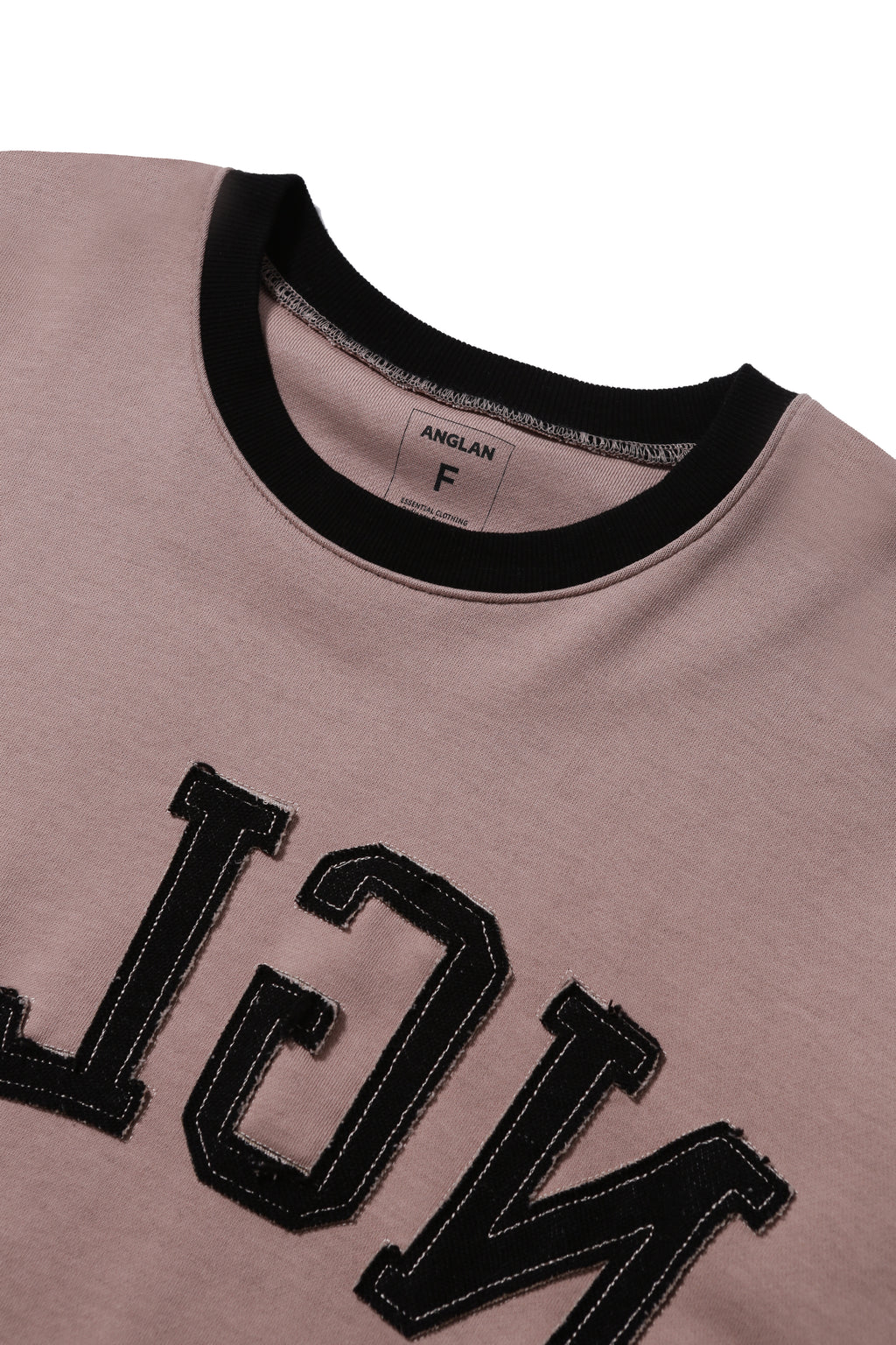 ANGLAN  Palette Appliqué Sweat Shirt - Pink