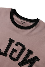 ANGLAN  Palette Appliqué Sweat Shirt - Pink